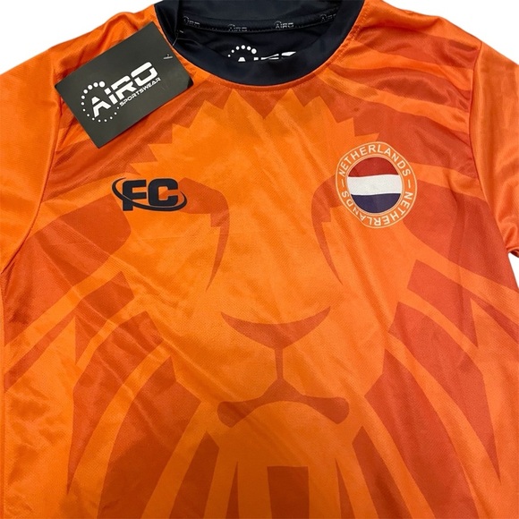 Orange Men's Netherlands Soccer team Jersey Size Medium - Picture 3 of 8